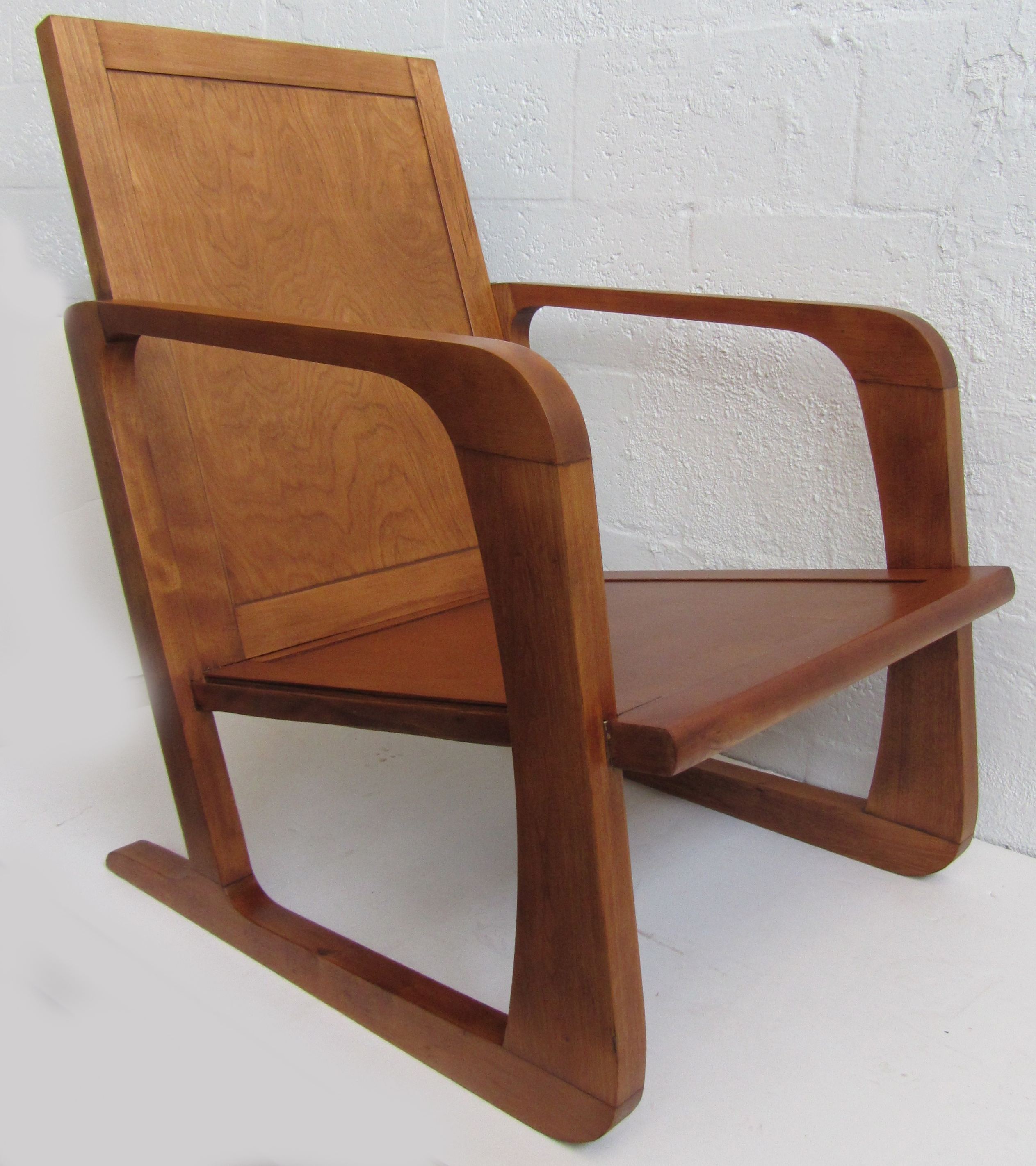 Kem Weber American Art Deco Arm Chair for Mueller Furniture Co.